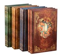 Xnuiasqe Vintage Flower Grass Butterfly Printed Notebook Handbook Student Record Journaling Materials Notebook
