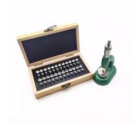 Xnuiasqe Watch Set Aluminum Alloy Green with 48Pcs Dies with Micrometric Screw 4mm&4mm Watch Repair Tool Kit
