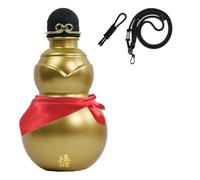 Xnuiasqe Water Bottle Gourd Chinese Wine Flask 900ml Game Peripheral Beverage Container Bottle Traditional Culture Drinking Jug Game Peripheral Bottle Gold