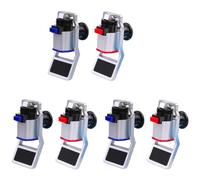 Xnuiasqe Water Cooler Faucet Replacement, Red and Blue Fits Hot Cold Water Faucet Replacement Plastic Water Cooler Faucet 6 Pcs