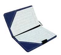 Xnuiasqe Waterproof Leather Golf Scorecard Holder Set Portable Foldable Golf Card Holder Competition Notebook Suitable for Outdoor Golf