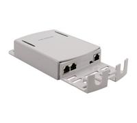 Xnuiasqe Waterproof POE Repeater 1 to 2 PoE Extender 100/1000Mbps Outdoor Network Switch PoE Extender for POE System Camera B