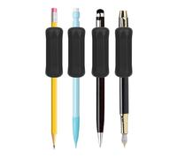 Xnuiasqe Weighted Pencil Grips 4 Pack, 1 Oz Silicone Handwriting Aids for Kids & Adults, Writing Support for Dysgraphia, Autism
