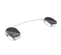 Xnuiasqe White Noise& Timer Function Pillow Speaker BT Sleep Sound Machine Bone Conduction Stereo Sound Flat Design Under Pillow Use