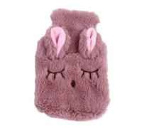 Xnuiasqe Winter Hot Water Bottle PVCPlush Shoulder Hand Warmer Heat Pack Reusable Heating Bag Household Thermal Sack Replacement Parts Accessories C