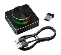 Xnuiasqe Wireless Bluetooth Mini Keyboard Volume Control Multifunctional Knob PC Computer Speaker