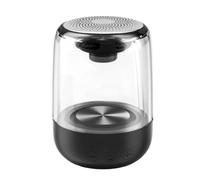 Xnuiasqe Wireless Bluetooth Speakers Crystal Illuminated Mini Speaker True Wireless Stereo Speaker Transparent LED Music Player