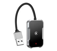 Xnuiasqe Wireless CarPlay Adaptersmart Adapter 2 in 1 Smart AI Connectivity Box WiFi& Bluetooth Wired CarPlay Support for Wireless Car Play