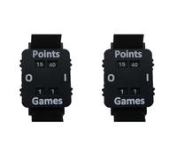 Xnuiasqe Wristband for Tennis Score Keeper-Adjustable Wristband with Scoreboard for Adults, for Outdoor Scorekeeper Wrist Counter A