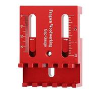Xnukaw Aluminum Alloy Woodworking Gaps Gauge, 0.2-20mm Precision Depth Meas | Professional Use, Red -resistant Metal, Compatible with Woodworker Enthusiasts, Engineers, Architects