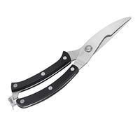 Xnukaw Multifunction Kitchen Scissors for Cutting Fish Bones and Poultry | Stainless Steel Blades, Locking Safety Buckle, Built-in Spring Assistance, for Meat and Household Use