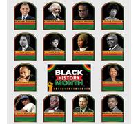 XNXQLFPY Black History Month Posters Classroom Decorations,Black History Month Poster Inspire Students,15 Pieces Educational And Learning Activities For Kids