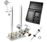 XNXYSMKJ Aluminum Bicycle Wheel Truing Stand - Folding CNC Machined Rim Adjuster for 26-29" Wheels,w/Quick Release & Thru-Axle,Dial Indicator