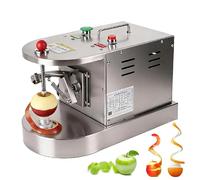 XNXYSMKJ Commercial Fruit Orange Peeling Machine,Full Automatic Lemon Orange Peeler w/Height*Thickness Adjustable,500pcs/h Stainless Steel Fruit Skin Remover Tool