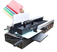 XNXYSMKJ Electric Hot Melt Binding Machine,A4 Manual Paper Binding Thermal Heat Binder,Thickness 40mm,Width 32mm,200pcs/H,Document Contract Heat Binder for Office