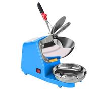 XNXYSMKJ Electric Ice Crusher with Auto Off Protection, Easy Clean Stainless Steel Bowl, for Restaurants and Bars,Ideal for Making Cold Drinks, Desserts (Blue)
