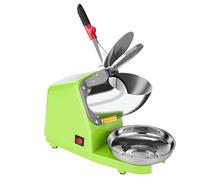 XNXYSMKJ Electric Ice Crusher with Auto Off Protection, Easy Clean Stainless Steel Bowl, for Restaurants and Bars,Ideal for Making Cold Drinks, Desserts (Green)
