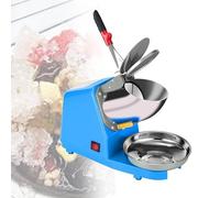 XNXYSMKJ Electric Ice Crusher with Dual Stainless Steel Blades, High Efficiency and Quiet Operation for Cocktails,Parties,High-efficiency Ice Crushing (Blue)