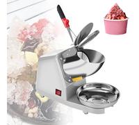 XNXYSMKJ Electric Ice Crusher with Dual Stainless Steel Blades, High Efficiency and Quiet Operation for Cocktails,Parties,High-efficiency Ice Crushing (Grey)