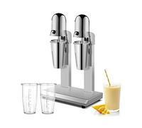 XNXYSMKJ Electric Milkshake Machine,800ML Double-cylinder Automatic Mixer Foaming Machine,for Various Milkshake/milk Tea/juice Drinks,To Meet Diverse Needs