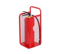 XNXYSMKJ Floor-standing Fire Extinguisher Cabinets,Metal High Temperature Baking Process,Bold Frame,Add Ventilation Holes On The Side (Rosso 23x21x52cm)