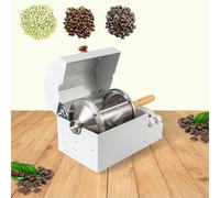 XNXYSMKJ Home Coffee Roaster,Quartz Heating Tube,Adjustable Temperature 120-300°C, Rotation Speed 0-60 RPM, Stainless Steel Nut Roaster for Home and Commercial Use