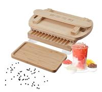 XNXYSMKJ Manual Tapioca Pearl Maker Machine,Pearl Ball Making Machine,Diameter 15mm-3g/19mm-6g/22mm-9g Optional,for BubbleS Tea Milk Tea Tapioca Pearls Dessert (19mm)