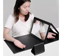 XNXYSMKJ Mirror Therapy Box,Smart Mirror Therapy Box w/Speech Training Mirror,Large Visual Range,Folding & Adjustable Mirror Box for Exercise