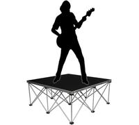 XNXYSMKJ Portable Stage with Adjustable Legs, Modular Design for Outdoor Events,Weddings,Performances,making It Convenient for Transportation and Storage In Compact Spaces (H 40cm)