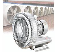 XNXYSMKJ Single-Phase Centrifugal Fan Gas Ring Turbine,220v 50hz Regenerative Blower,Motor Speed 2980 Rev/Min,For Fish Ponds,Aquariums,Fish Farms (350W/0.47PS)