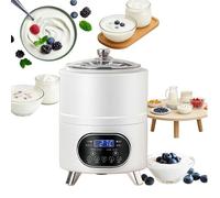 XNXYSMKJ Yogurt Maker,Stainless Steel Fermentation Machine,Constant Temperature,for Making Greek Yogurt and Fruit Vinegar,for Temperature and Time (White 8L)