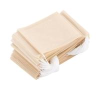 XNXYZABCE Filter Bags with Drawstring Disposable Biodegradable Empty Drawstring Tea Bags Wood Pulp Paper 100 Pcs 5x7-8x10cm(5 x 7 cm)