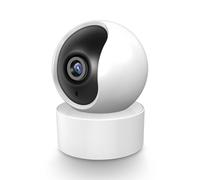 XNY 2MP Tuya Smart Life Security Camera, 1080P HD Pan Tilt WLAN Home Security Camera, Two-Way Audio, Night Vision, Motion Sensor, Automatic Tracking, Cloud/SD Storage