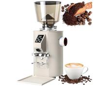 XNYXLPP Commercial Professional Electric Bean Grinder,Adjustable Speed,Multifunctional Suitable for Grinding Beans,for Coffee Shops (White)
