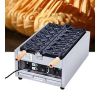 XNYXLPP Commercial Waffle Maker, Stainless Steel Electric Design, Tempperature Control,Suitable Breakfast Shop,Bakeries (A)