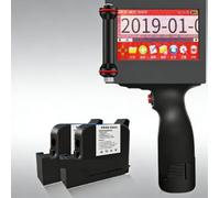 XNYXLPP Handheld Inkjet Printer for Labeling, Batch Codes, Barcodes & QR Codes - 5CM Print Height, Smart Serial Number Marking for Production Date