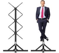 XNZJHPP 3-Fan Panoramic Projection,3D Holographic Fan Screen,PVC/Polyester Material, Smooth Surface, Supports WiFi Control,for Events & Exhibitions (50CM*3PCS)