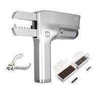 XNZJHPP 6D Third Generation Smart Hair Extension Machine, 6D Skin Interface, Fast No-Trace Installation in 20 Mins, for Salon & Home (Brownaccessories)
