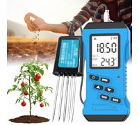 XNZJHPP 7 in 1 Soil Tester, Digital Meter for Soil, NPK Tester with Moisture & Temperature Sensor, Backlit LCD Garden Soil Test Kit for Lawn, Farm, Indoor/Outdoor Plants