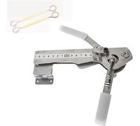 XNZJHPP Adjustable Wire Bender Tool for 4mm/6mm Wire, Stainless Steel Manual Looping Beater, Perfects for DIY Projects & Workshops, Essential Crafting Equipment