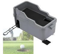 XNZJHPP Automatic Golf Tee Machine - Powerless Ball Dispenser for Hassle-Practice, No Electricity Needed, Perfects for Golf Training & Skill Improvement (Grey)