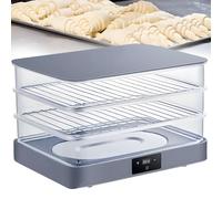 XNZJHPP Bread Proofer,Lightweight,Auto Humidity,Double-Layer,Bread Proofing Box with Temp Control Timer for Dough,Toast,Yogurt Fermentation & Food Warming