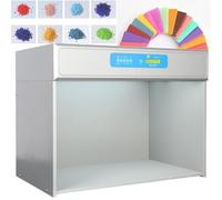 XNZJHPP Color Matching Cabinet with 4/5/6 Light Sources - Advanced Fabric Inspection Light Booth for Textiles, Leather & Printing - Ideals for Accurate Color Assessment (5lightsources)