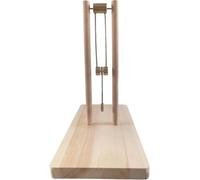 XNZJHPP Double Pendulum Desk Ornament, DIY Scientific STEM Learning Tool, Kinetic Energy Sculpture for Office Home Decor, Chaotic Wooden Assembly Decoration