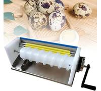 XNZJHPP Hand Crank Quail Egg Peeler - Stainless Steel Egg Shelling Machine for Fast, Efficient Peeling at Home or Restaurants - Perfects Kitchen Tool for Chefs