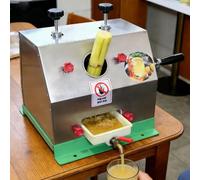 XNZJHPP Heavy-Duty Sugarcane Juicer Machine Manual - Commercial Manual Sugar Cane Ginger Presser,Sugarcane Juice Press Extractor 150kg(331 Lbs)/H Capacity, No Peel For Cane & Ginger