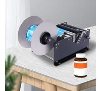 XNZJHPP Labeling Machine Semi-Automatic Manual Applicator for Round Bottles - Efficient Sticker Labeler, 10-30 pcs/min for Cans and Bottles