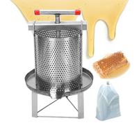 XNZJHPP Manual Honey Press, Honeycomb Separator, Beekeeping Wax Press Tool for Barrel Wine Making, Efficient Honey Extraction Equipment, Ideals for Home Beekeepers