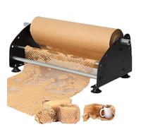 XNZJHPP Manual Wrapping Paper Machine with Honeycomb Packing Paper Roll Dispenser, Simple Paper Feeder for Efficient Packaging, Includes Suction Cup for Stability