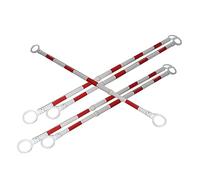 XNZJHPP Metre Expandable Traffic Cone Bar, Flexible Plastic Cones Connectors/Safetys Barrier Pole for Traffic Control/Warning/Precaution, Outdoor/Indoor Construction (5 Pcs)